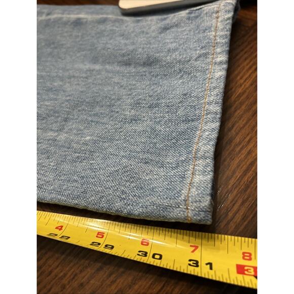 Madewell Womens The Slouchy BoyJean Size 28 Tall Blue Straight Leg Medium Wash - Picture 7 of 7
